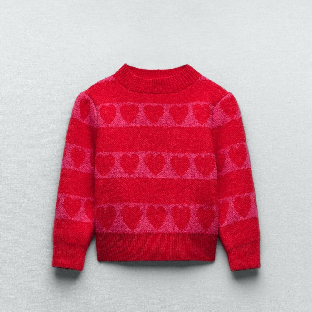 Zara heart sweater